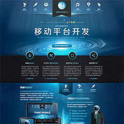 html5網絡公司源碼 高端大氣網絡建站企業源碼